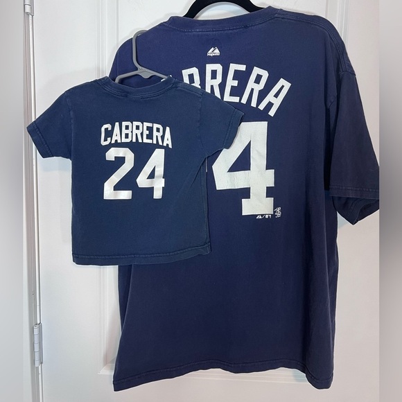 Detroit Tigers Miguel Cabrera Daddy and Me Tee Shirt Set - Picture 2 of 5